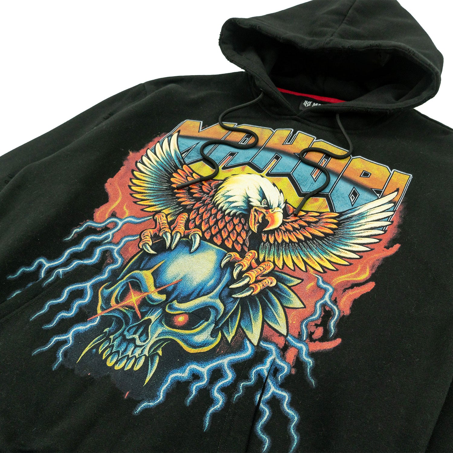 M4262 Atos Pull Over Hoodie - Black