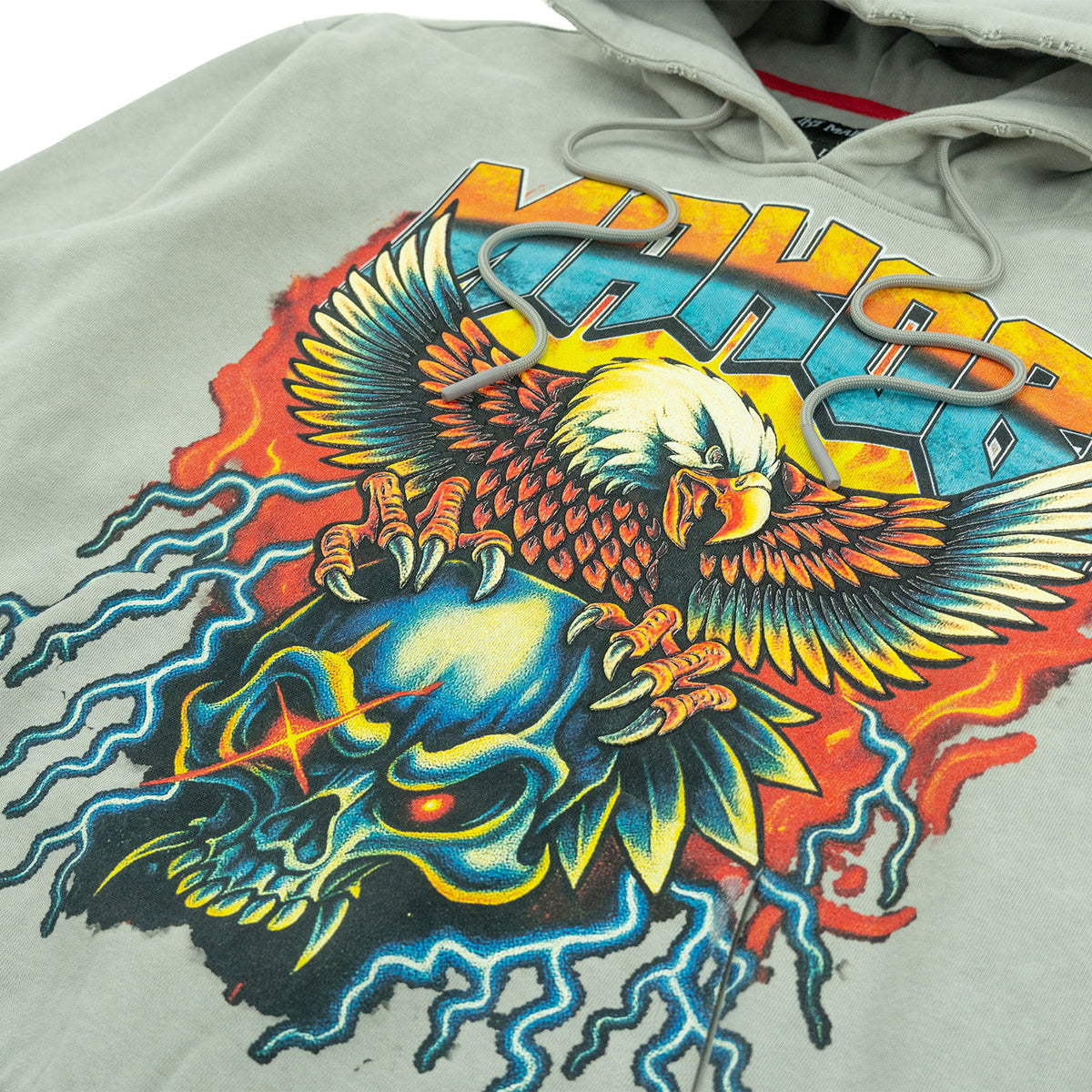 M4262 Atos Pull Over Hoodie - Gray