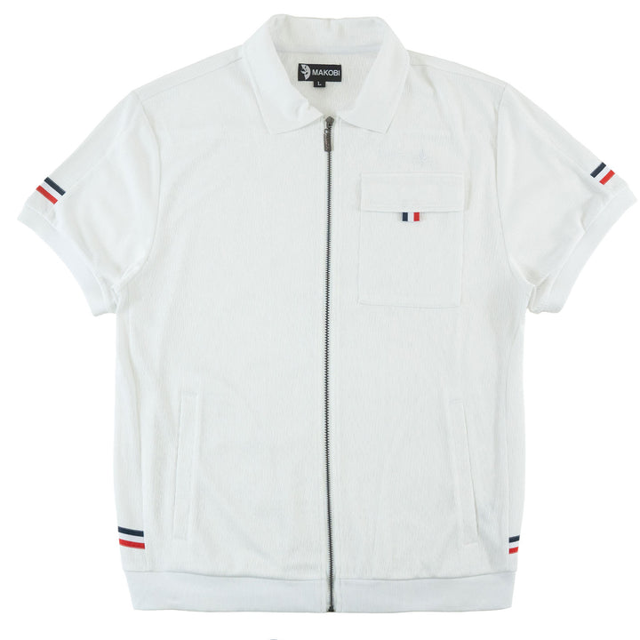 پیراهن پولو M383 ماکوبی لوچیانو - سفید