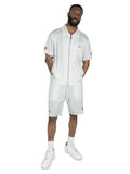 Makobi M428 Moreli Knit Short Sets in White
