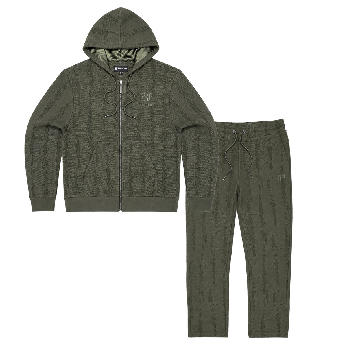 M4320 Gianni Jacquard Set - Olive
