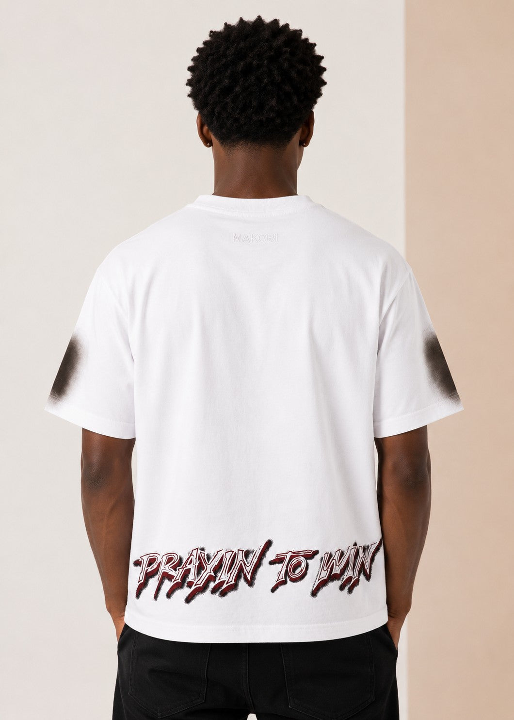 M432 Sinners Prayed Boxed Tee - White