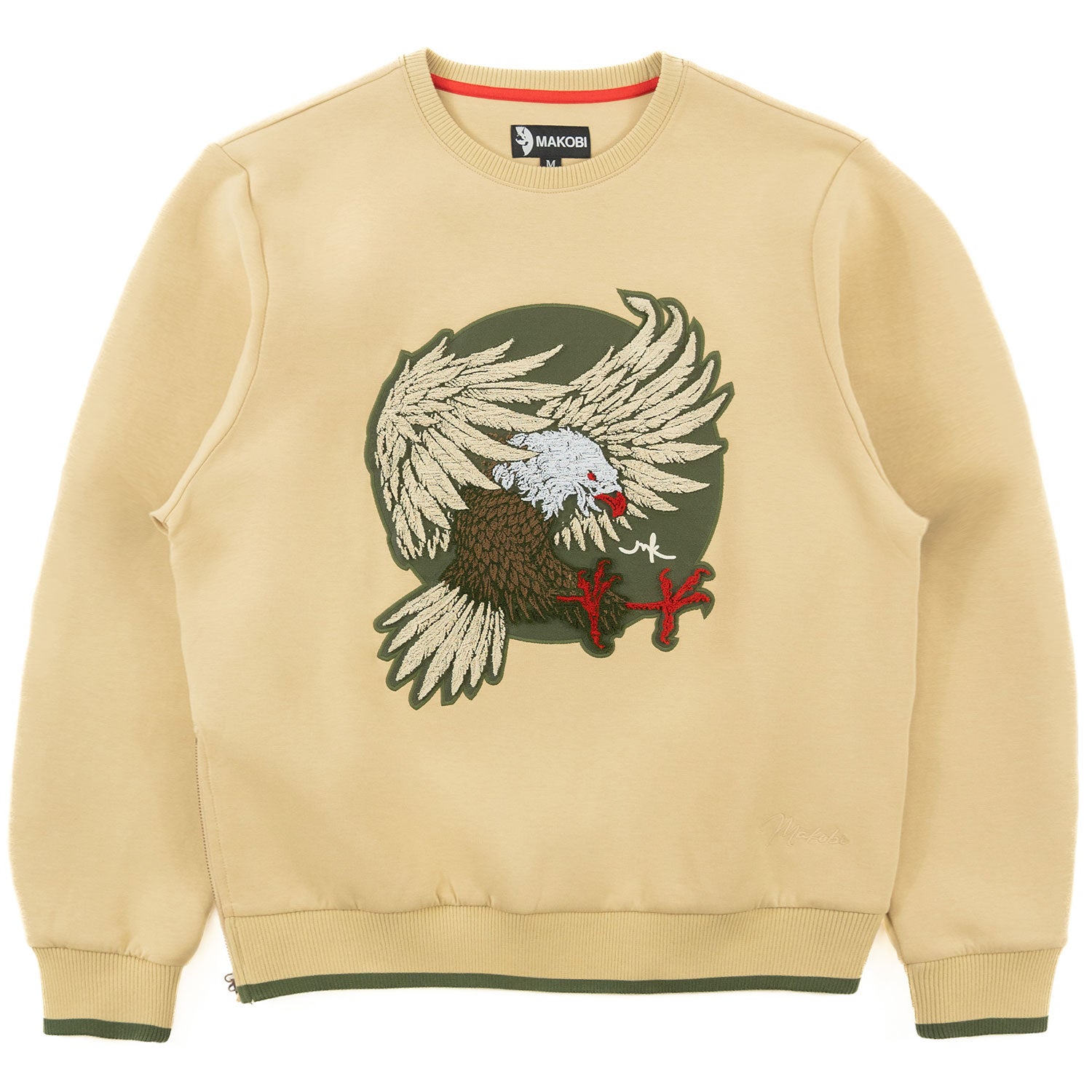 M4344 Berteli Crewneck Sweatshirt - Khaki