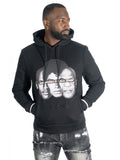 M4353 Iconic Pull Over Hoodie- Black