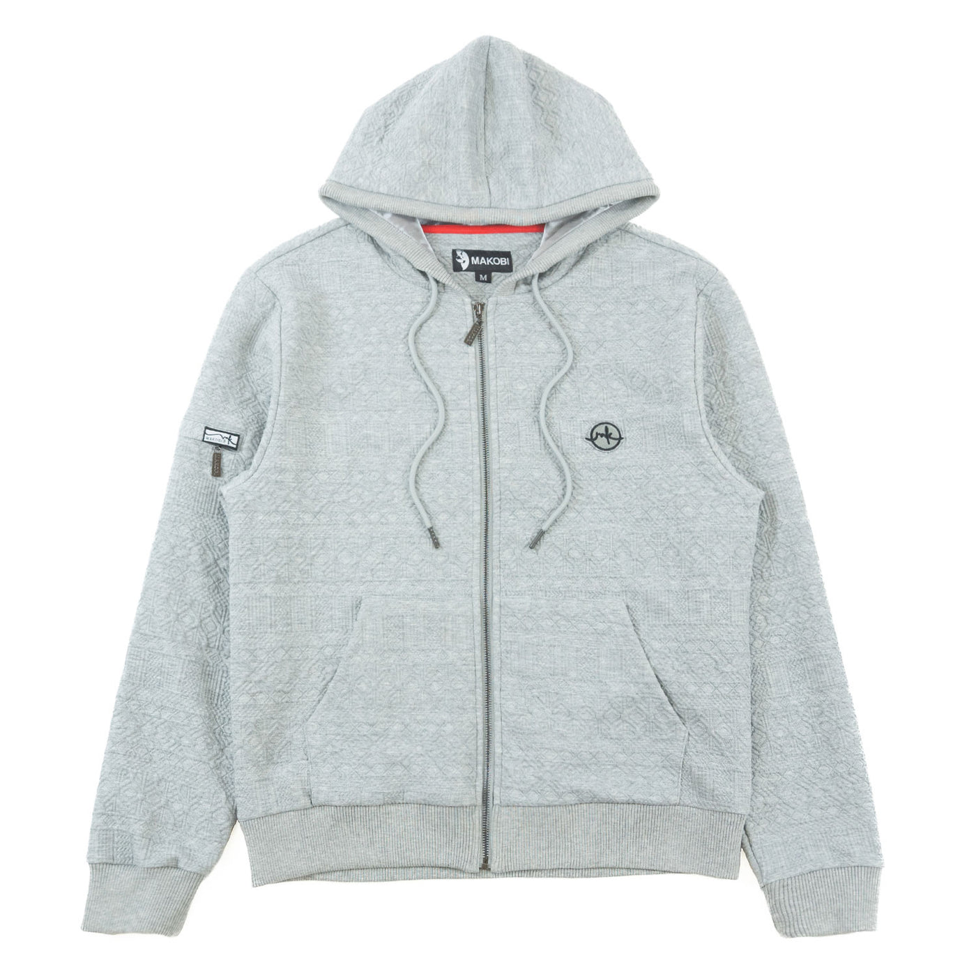 M4356 Berteli Jacquard Hoody Set - Gray