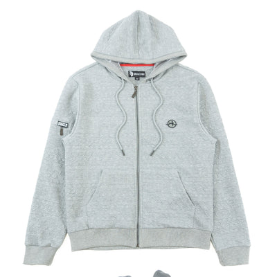 M4356 Berteli Jacquard Hoodie Set - Gray