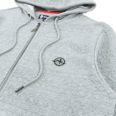 M4356 Berteli Jacquard Hoody Set - Gray