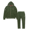 M4356 Berteli Jacquard Hoody Set -  Olive