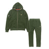M4356 Berteli Jacquard Hoody Set - Olive