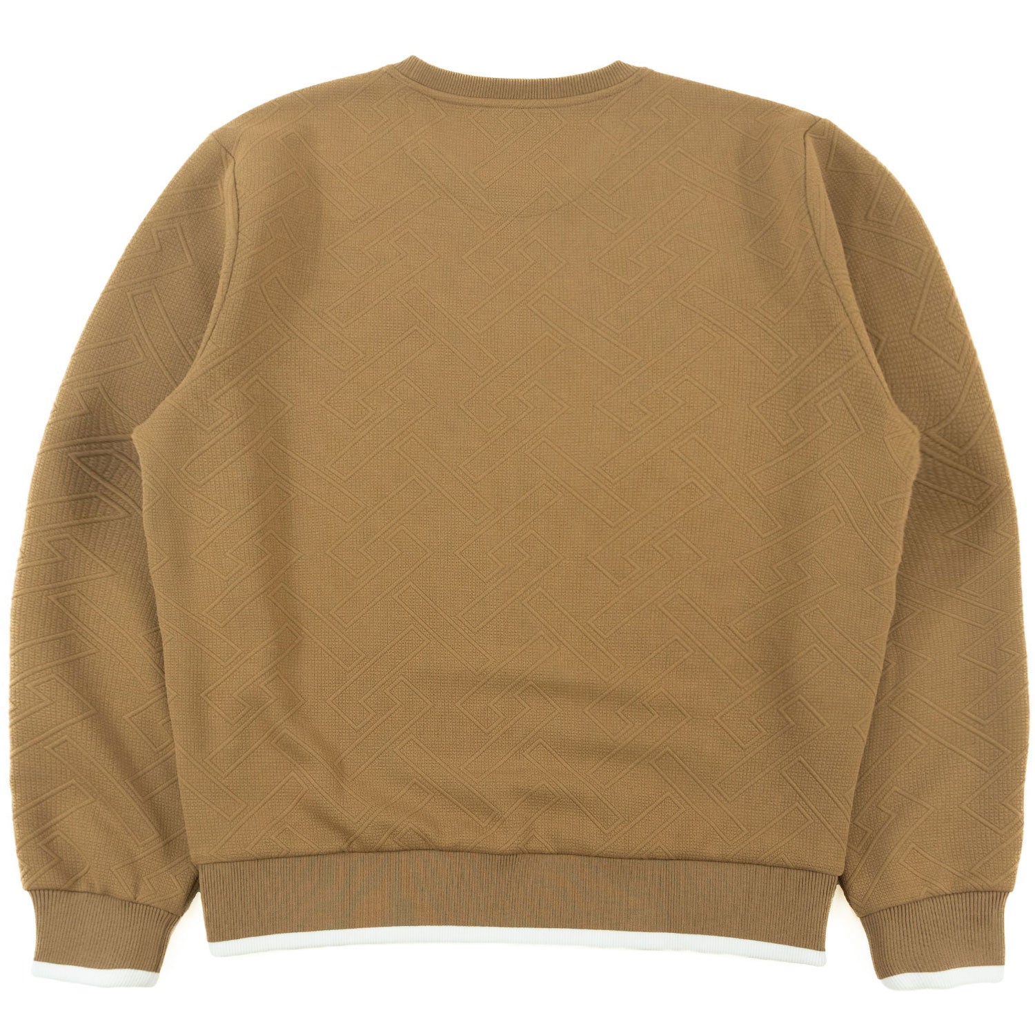 M4390 Beanchi Jacquard Crewneck - Mocha