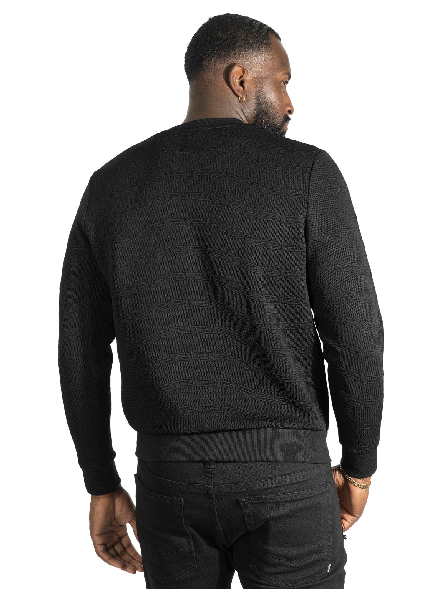 M4412 Bianco Crewneck - Black