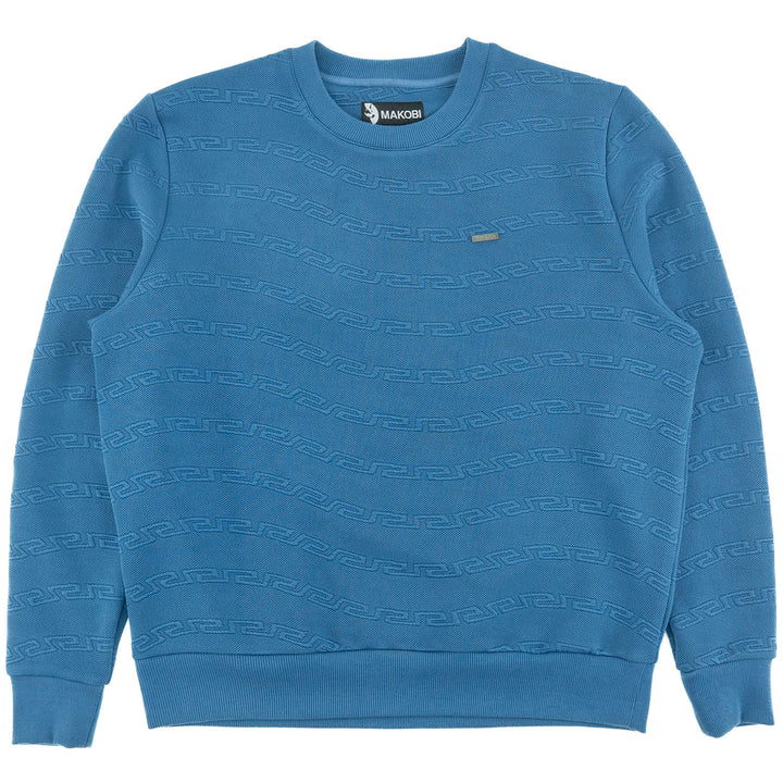 Sweatshirt | M4412 Bianco Crewneck - Blue