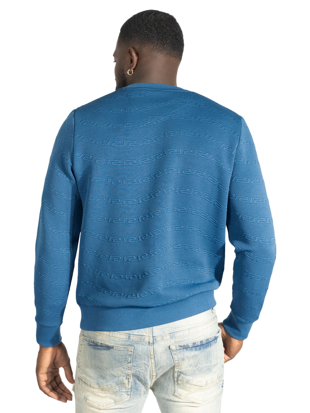 Sweatshirt | M4412 Bianco Crewneck - Blue