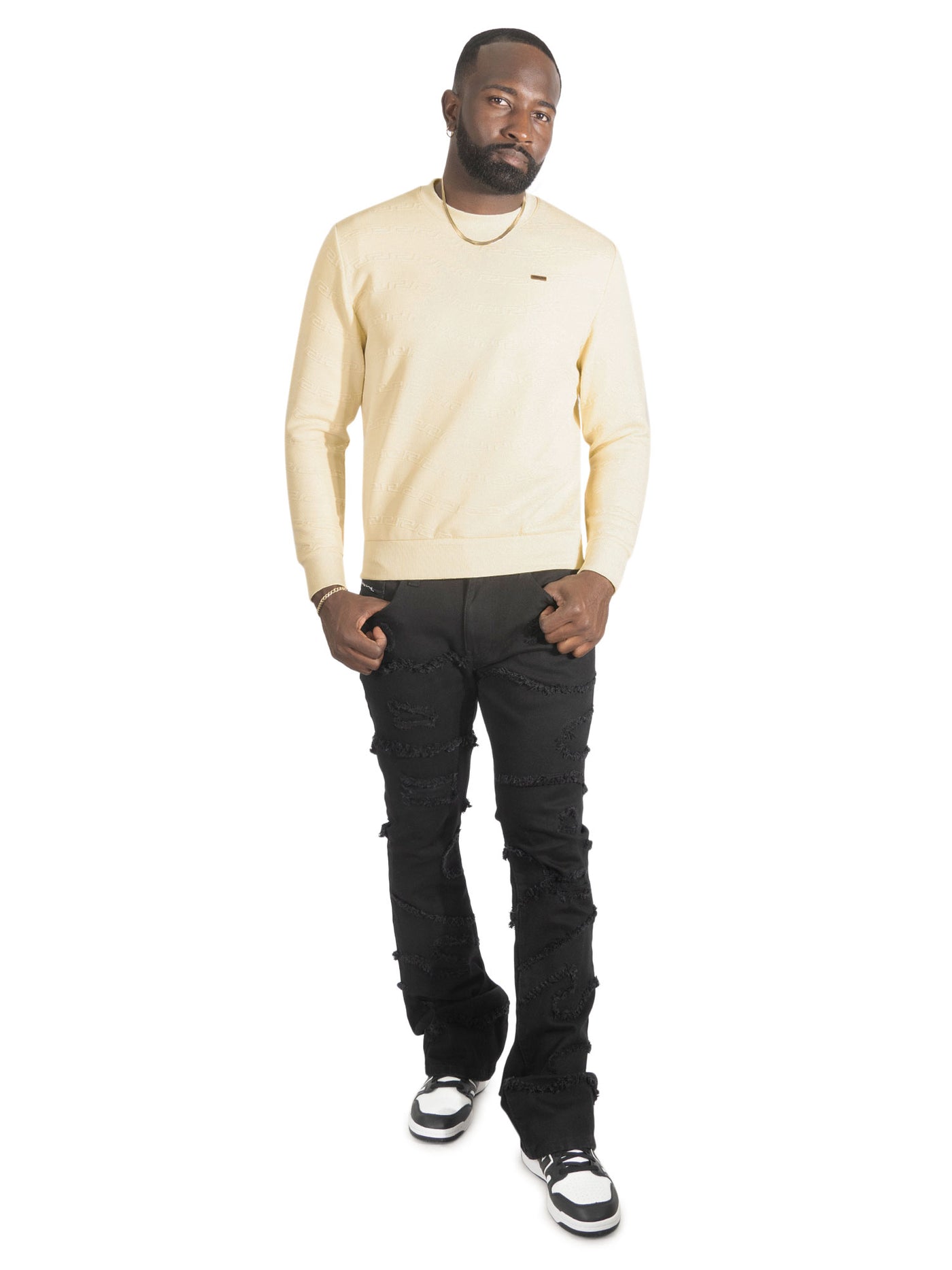 Sweatshirt | M4412 Bianco Crewneck - Natural