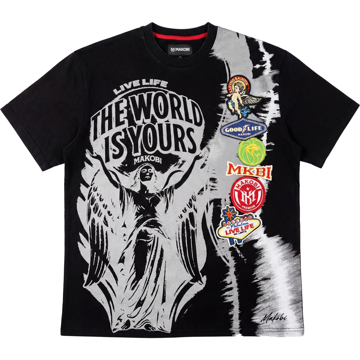M441 Mondo Oversized Tee  - Black (NOT SOLD SEPARATELY - Add Mondo Shorts to your Cart)