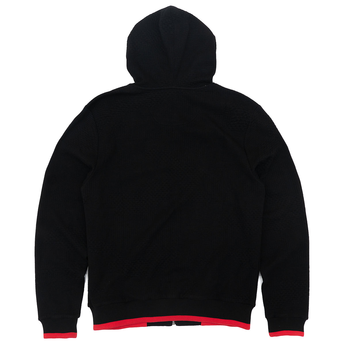Makobi M4432 Amalfi Knit Hoodie in Black, view 5