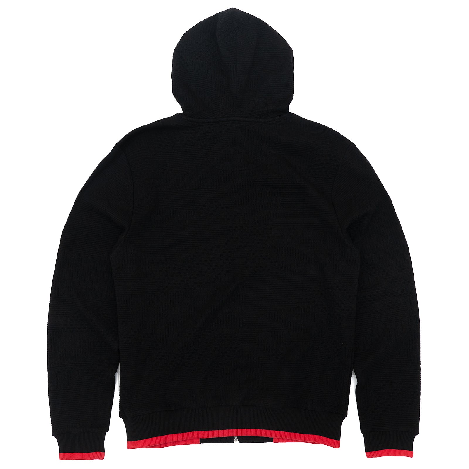 Makobi M4432 Amalfi Knit Hoodie in Black, view 5