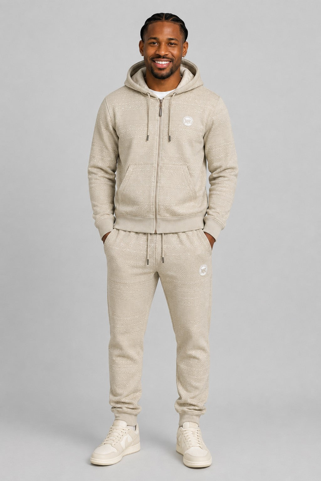 M4488 Prestige Jacquard Set - Khaki