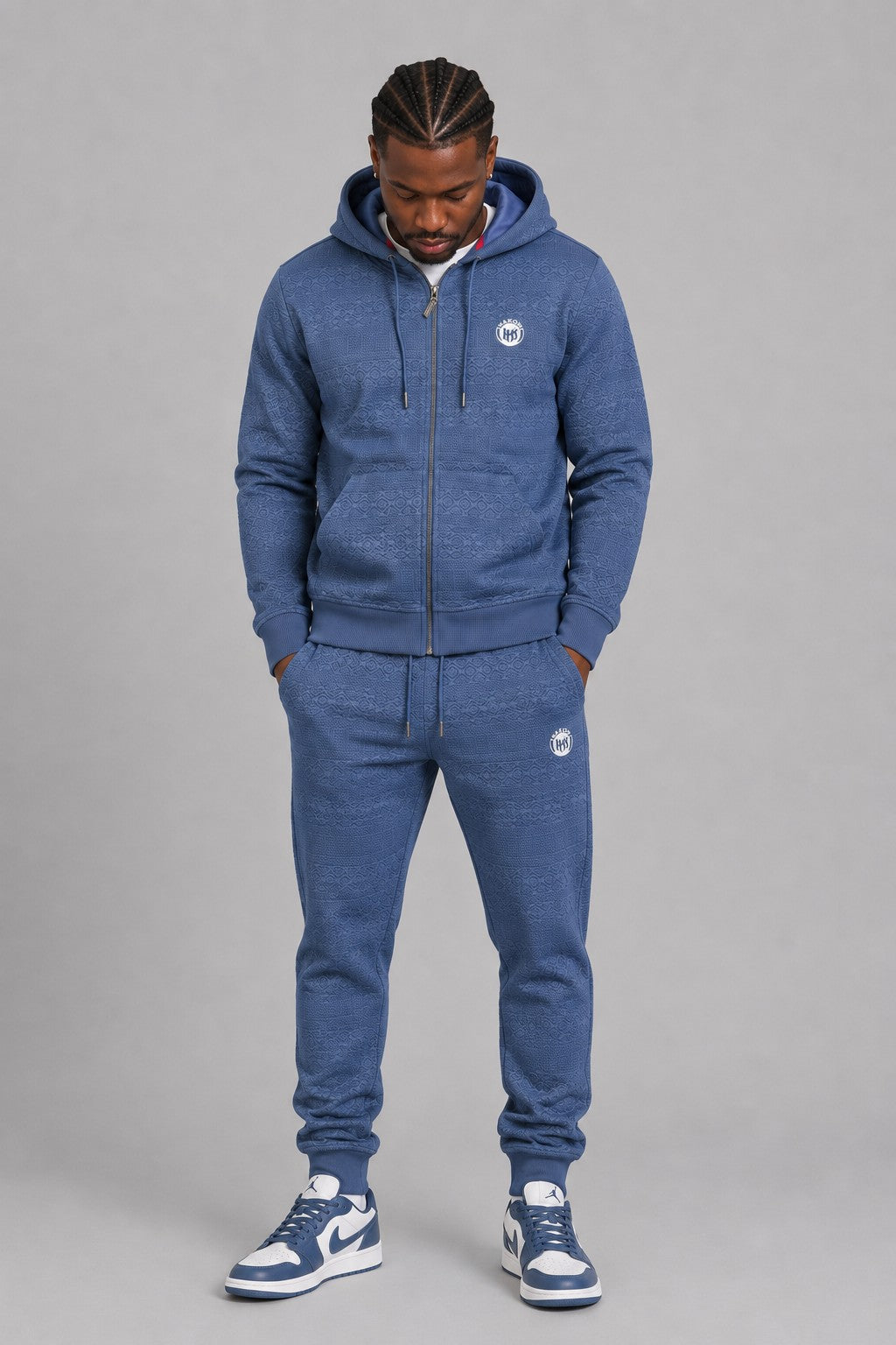 M4488 Prestige Jacquard Set - Midnight Blue