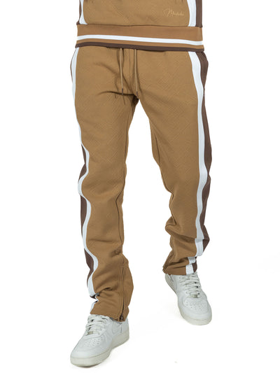 M4490 Beanchi Jacquard Hoody Set - Mocha