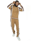 Makobi M4490 Beanchi Jacquard Hoody Set in Mocha, view 2