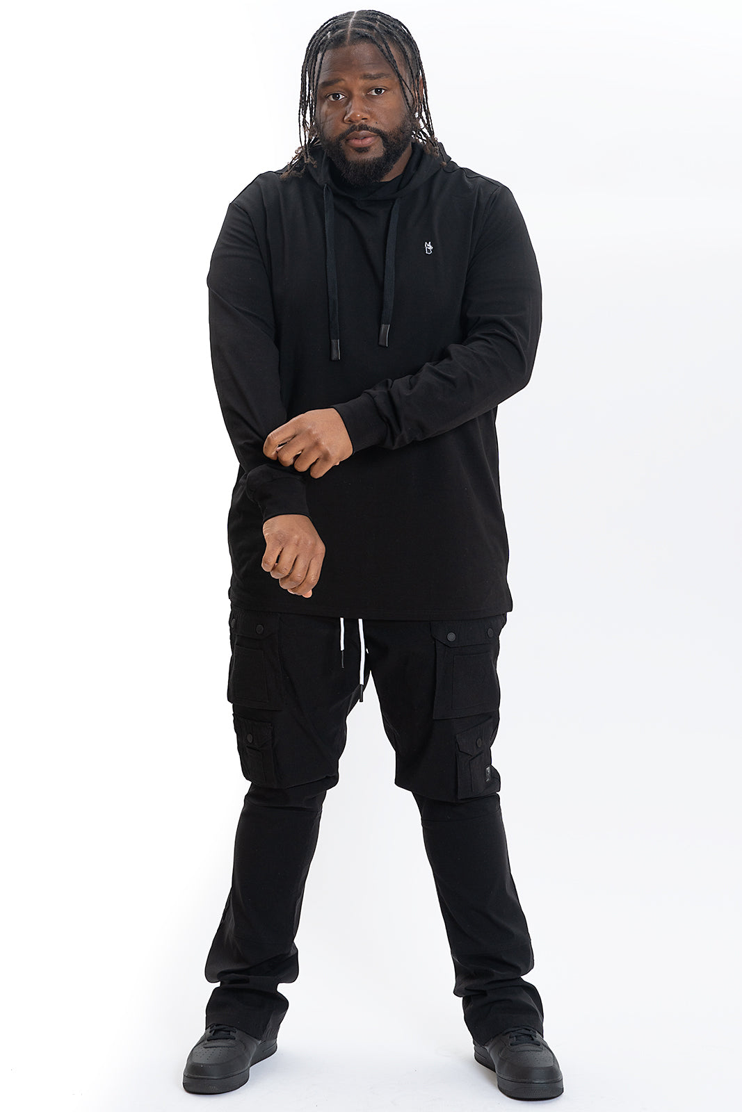 M4500 Luciano Jersey Hoodie - Black