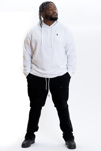 M4500 Luciano Jersey Hoodie - White