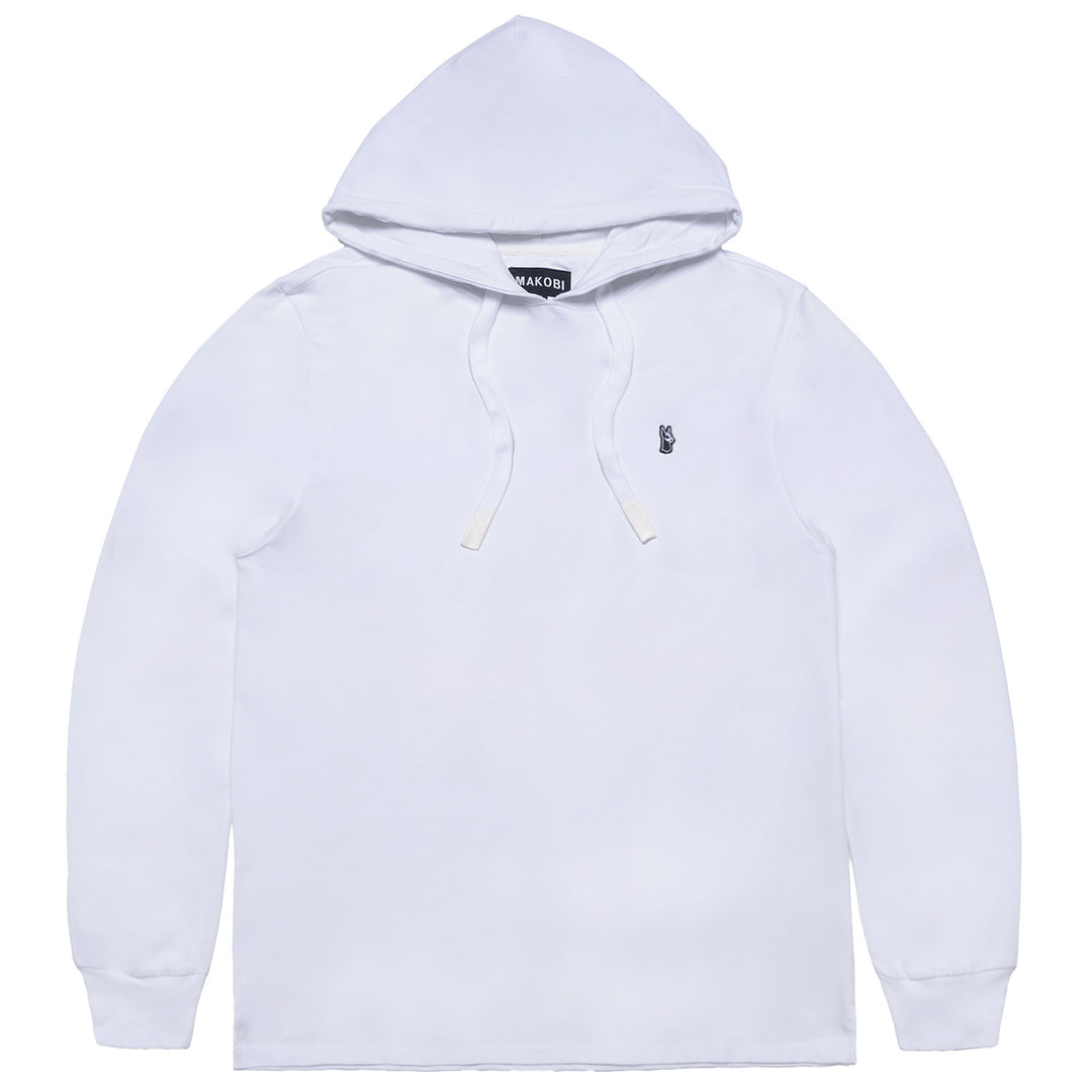 M4500 Luciano Jersey Hoodie - White