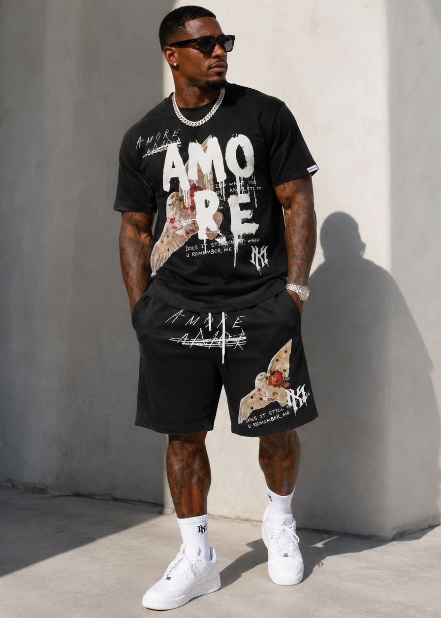 Amore Shorts - Black (NOT SOLD SEPARATELY - Add Amore Shirt to your Cart)