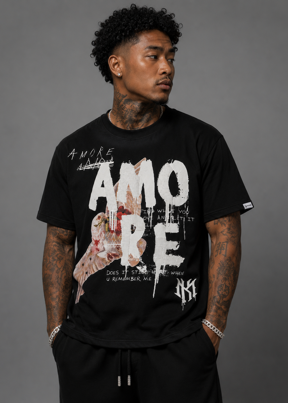 Amore Shirt - Black (NOT SOLD SEPARATELY - Add Amore Shirt to your Cart)