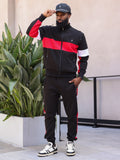 Makobi M4520 Lombardi Jogger Set in Black, view 5