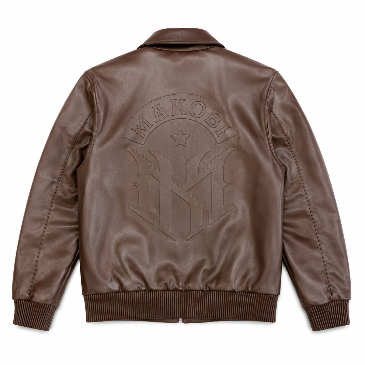 M4554 Azzuri PU Jacket - Brown