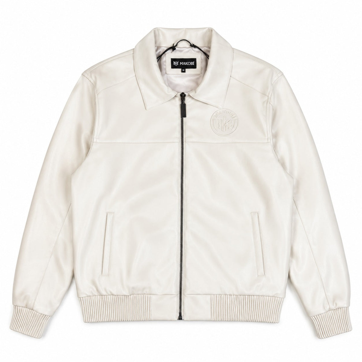 M4554 Azzuri PU Jacket - Cream