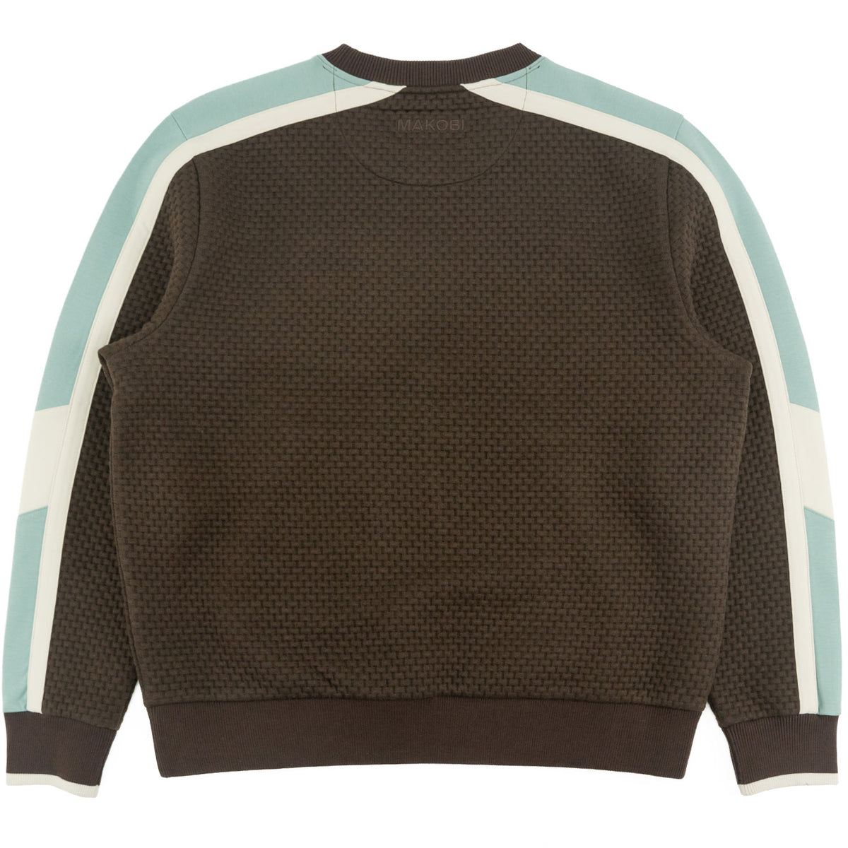 M4555 Lorenzo Jacquard Crewneck - Brown
