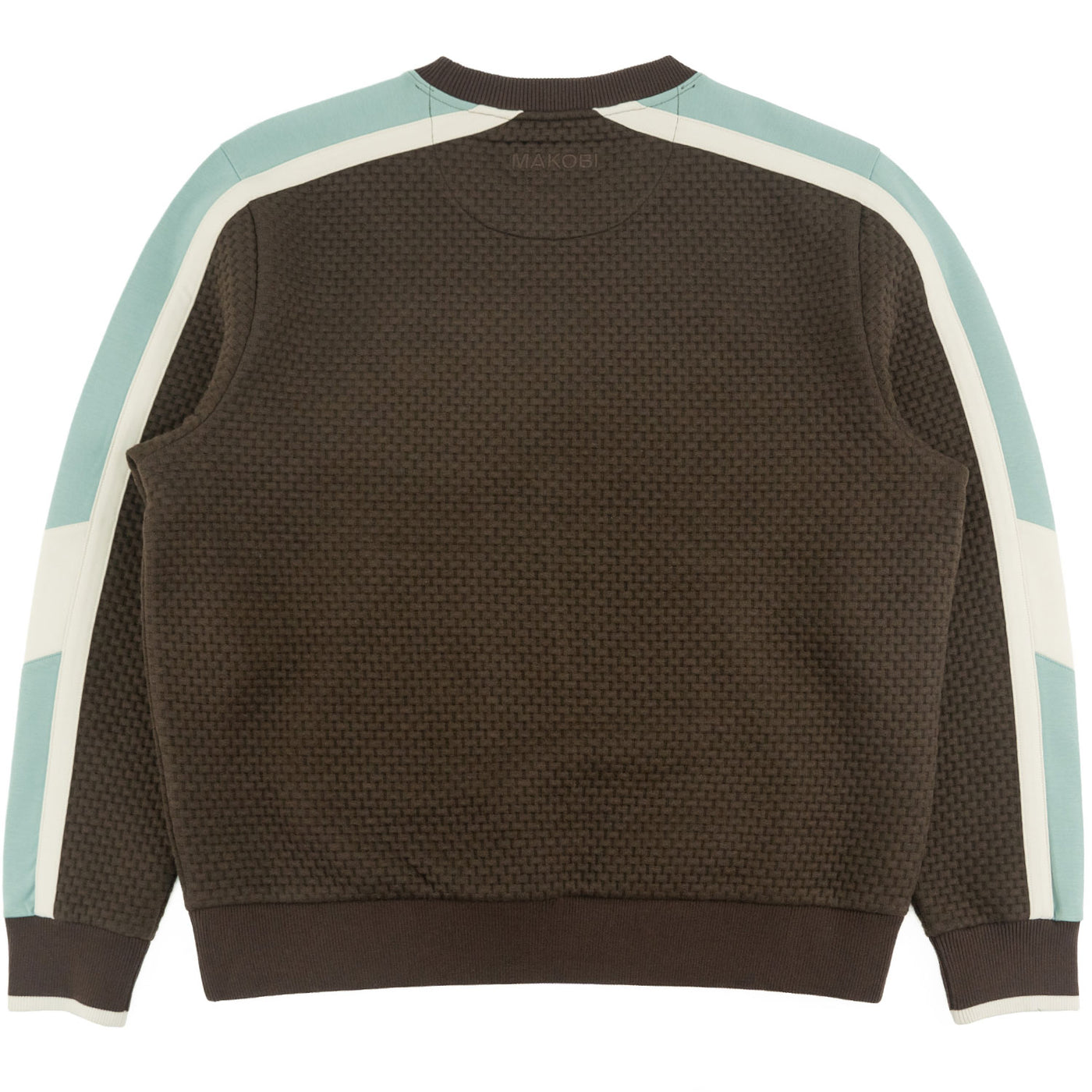 Sweatshirt | M4555 Lorenzo Jacquard Crewneck - Brown