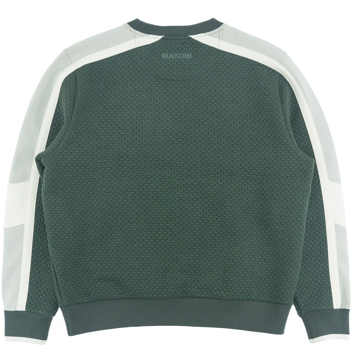 M4555 Lorenzo Jacquard Crewneck - Green