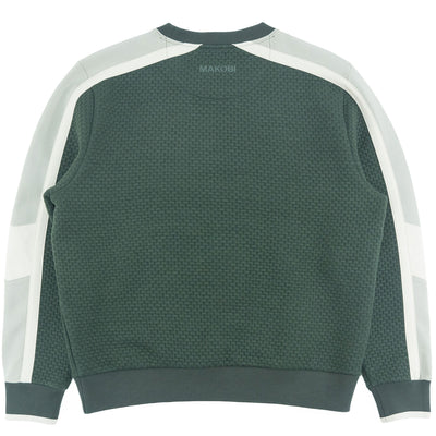 Sweatshirt | M4555 Lorenzo Jacquard Crewneck - Green
