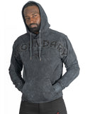 M4557 Sartoni Pull Over Fleece Hoodie - Black