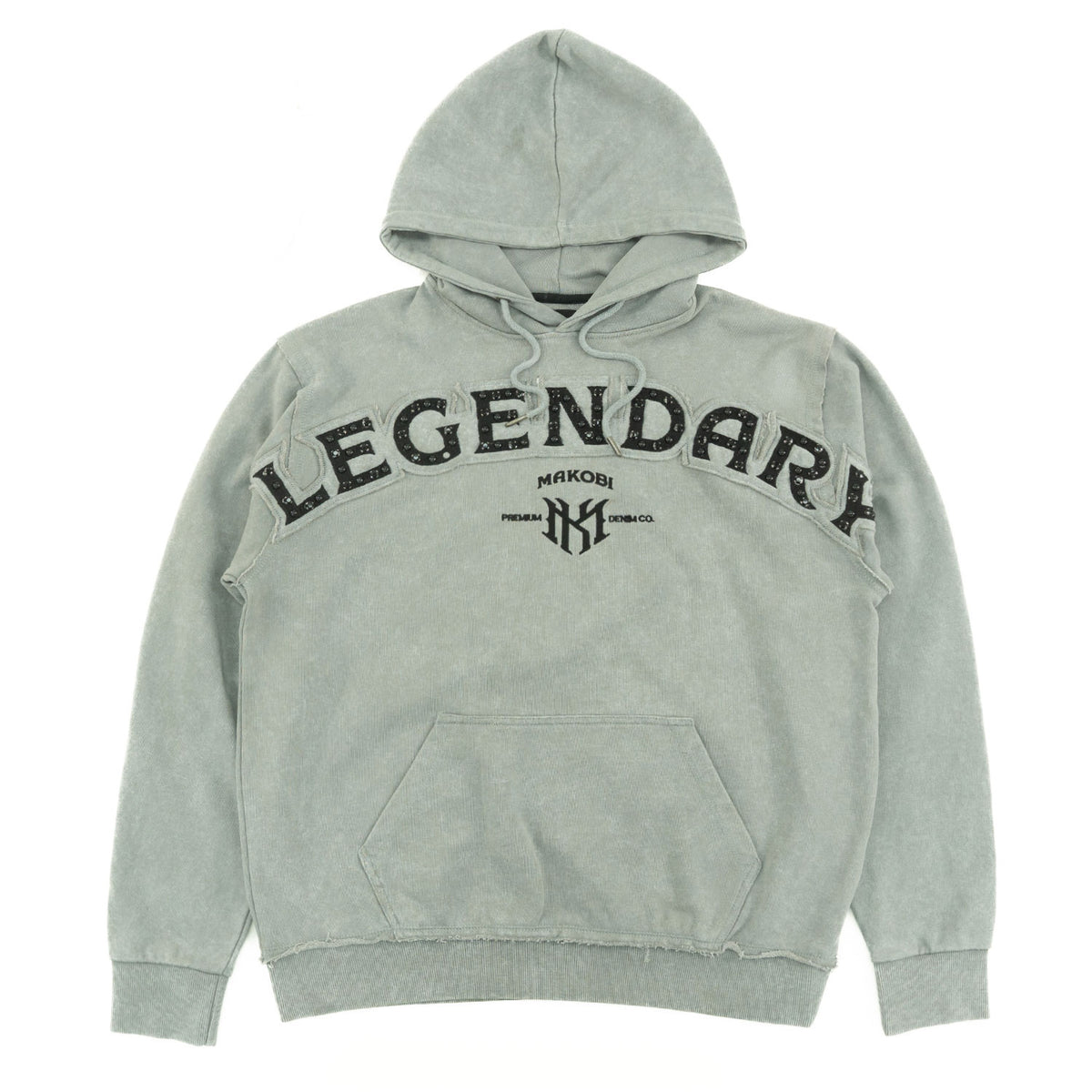 M4557 Sartoni Pull Over Fleece Hoodie - Gray