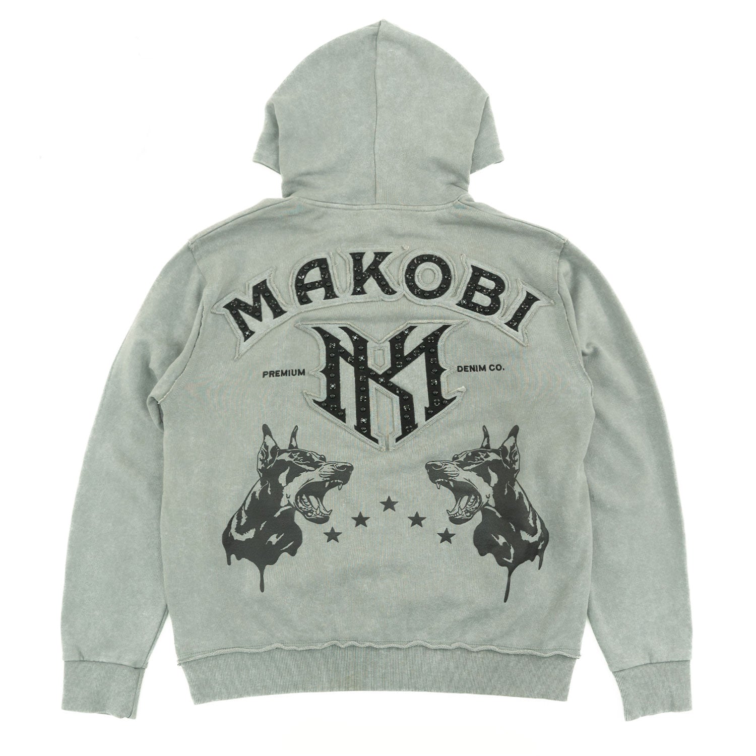 M4557 Sartoni Pull Over Fleece Hoodie - Gray