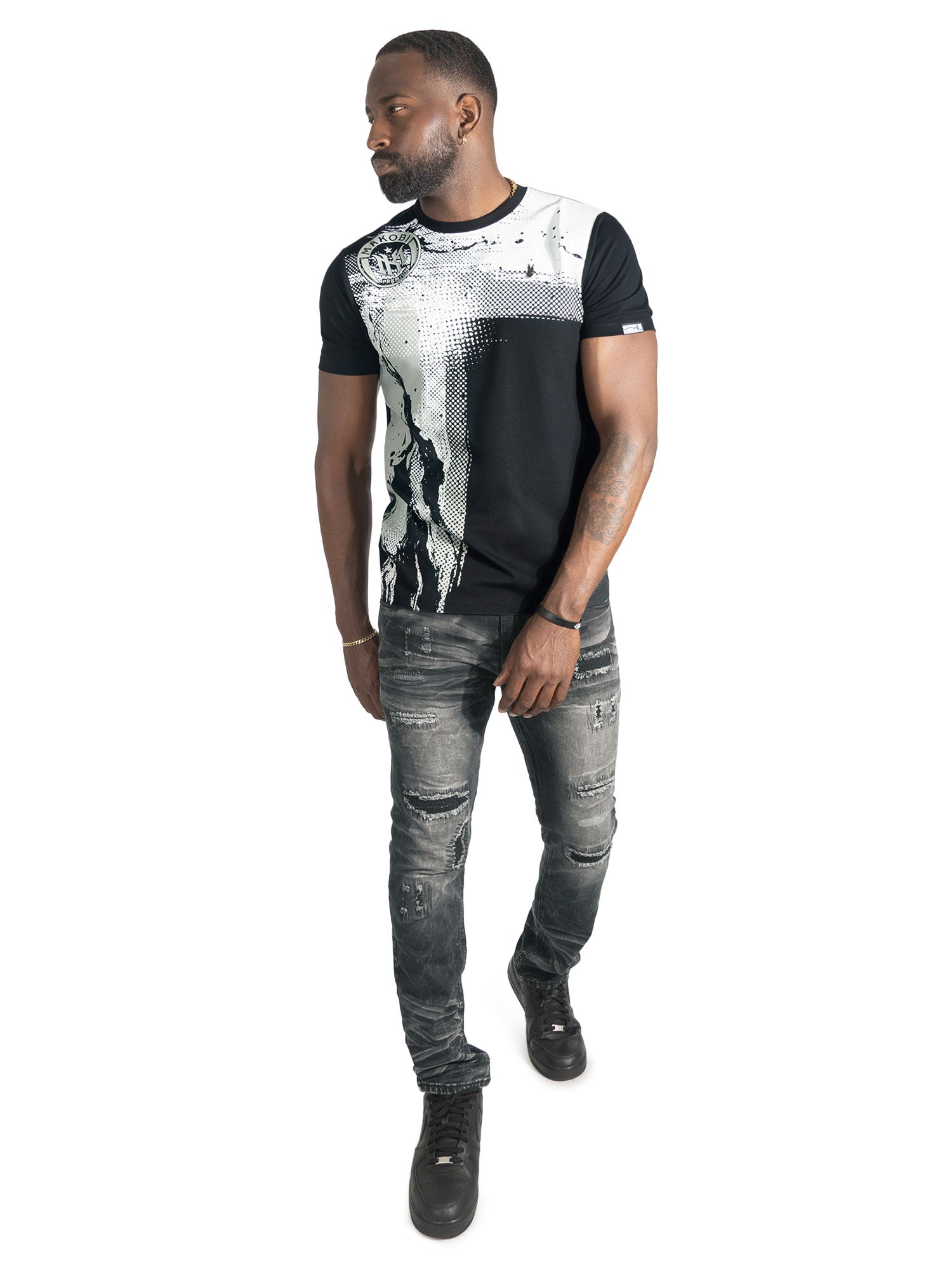 Jersey Shirt | M455 Lorenzo MK Tee - Black