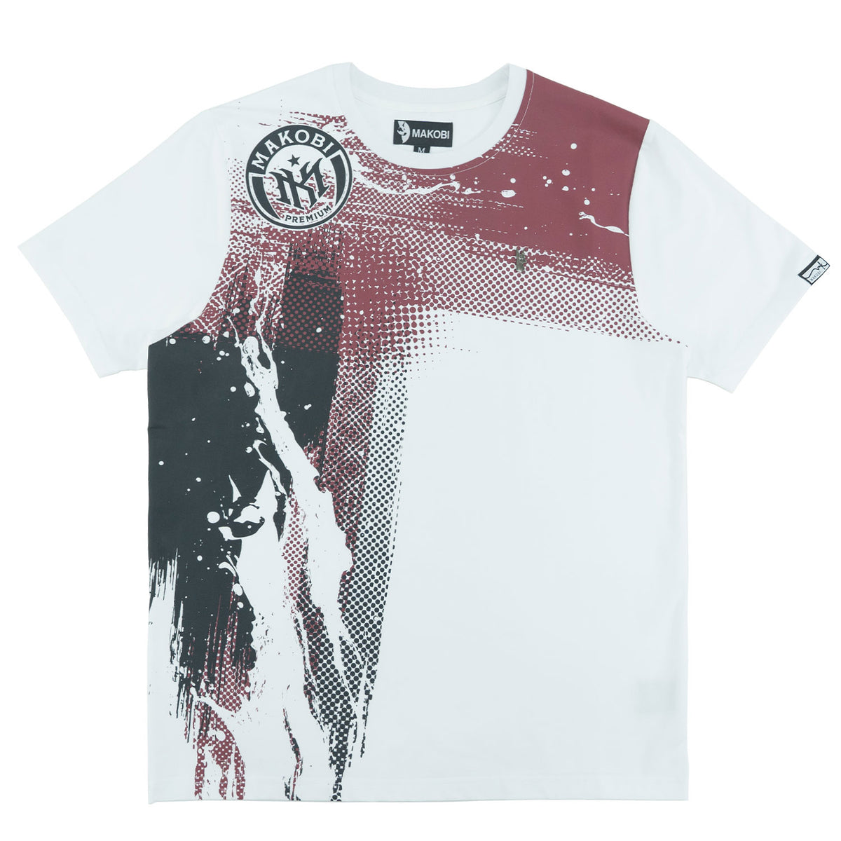Makobi M455 Lorenzo MK T in shirt - White, view 4