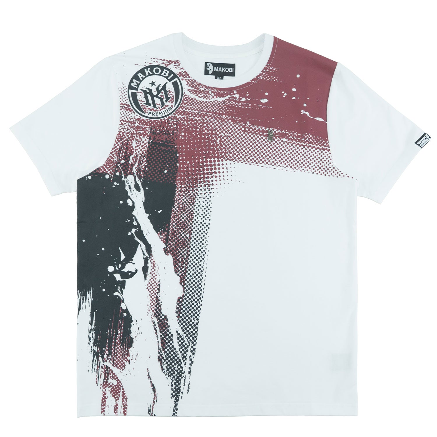 Makobi M455 Lorenzo MK T in shirt - White, view 4