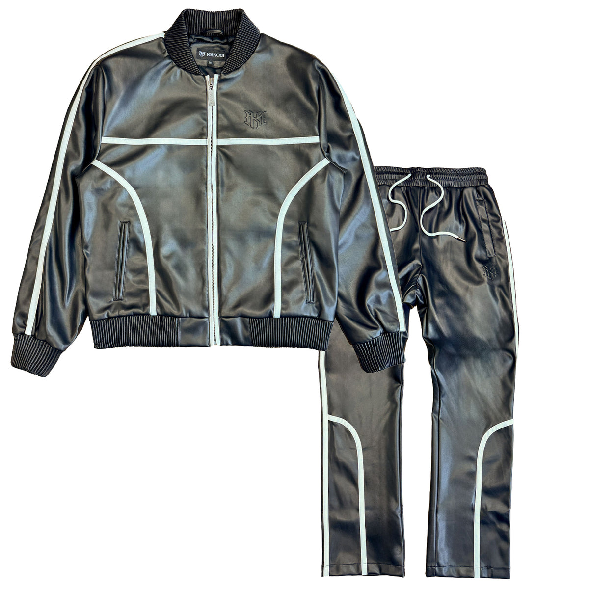 M4580 Azzuri Vegan Leather Set - Black