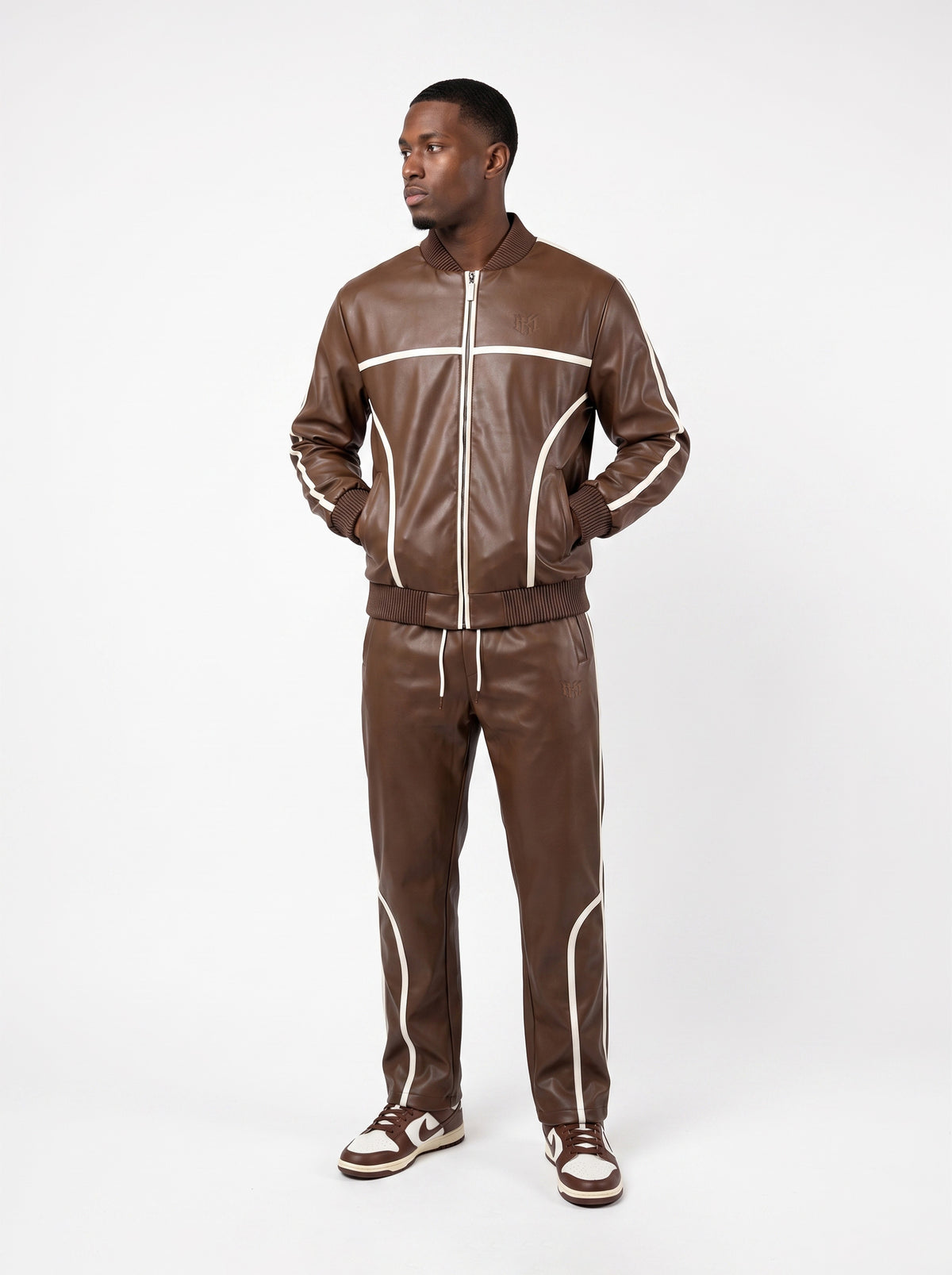 M4580 Azzuri Vegan Leather Set - Brown