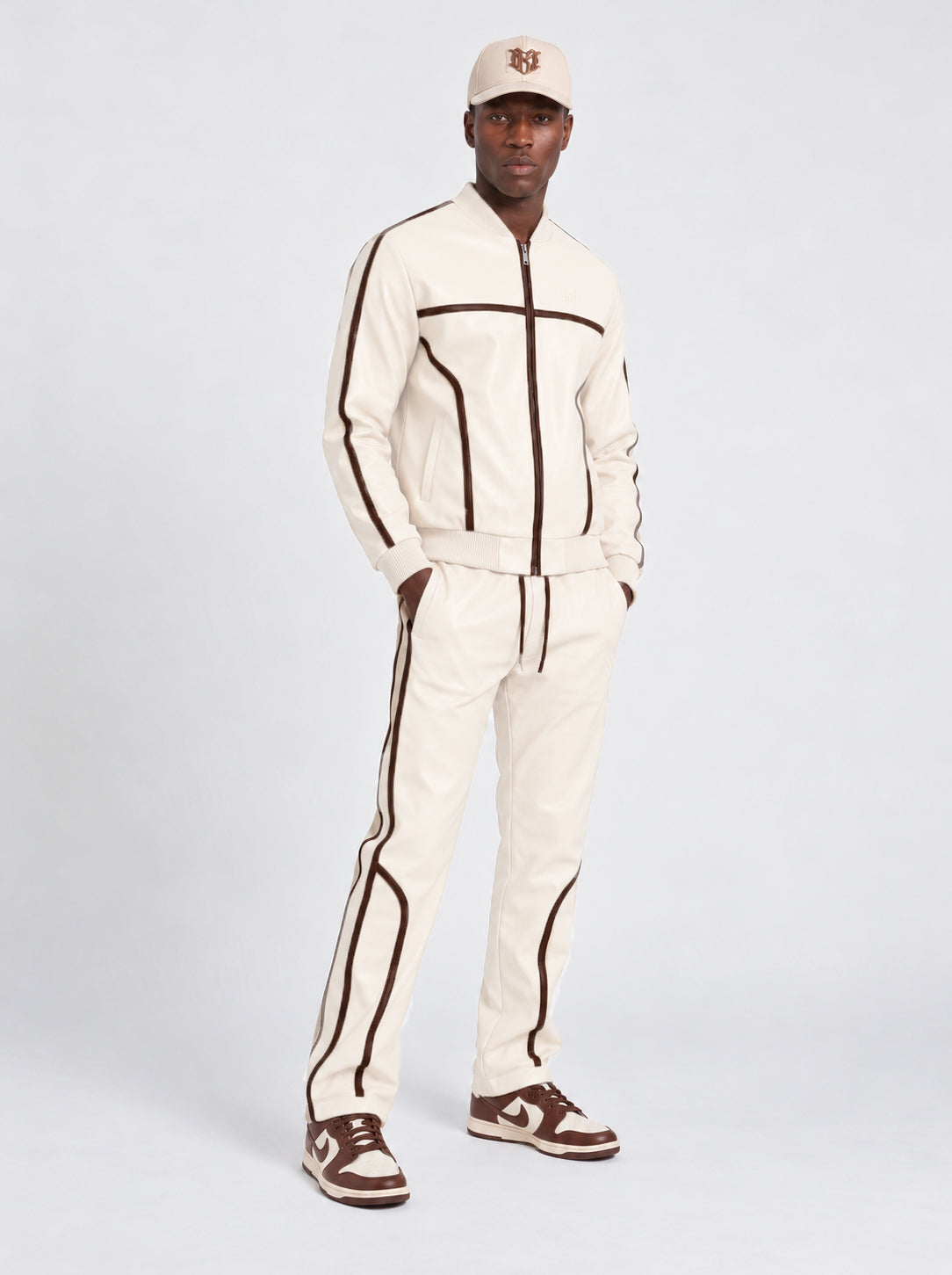 M4580 Azzuri Vegan Leather Set - Cream