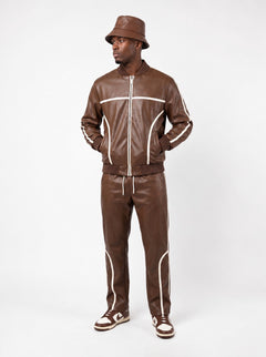 M4580 Azzuri Vegan Leather Set - Brown