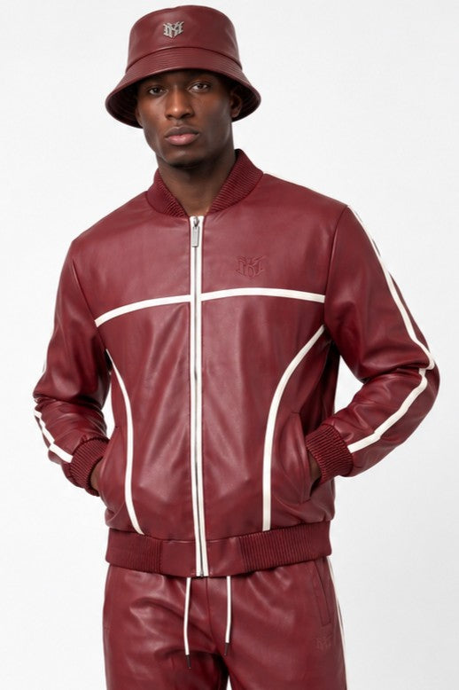 M080 Azzuri Bucket Hat - Burgundy