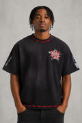 Makobi M458 Prego Boxed Tee in Black