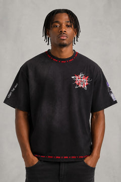 M458 Prego Boxed Tee - Black